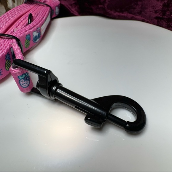 Sassy Meow Sanrio Hello Kitty SMALL Cat Dog Pink Collar Leash & Harness - Picture 7 of 12